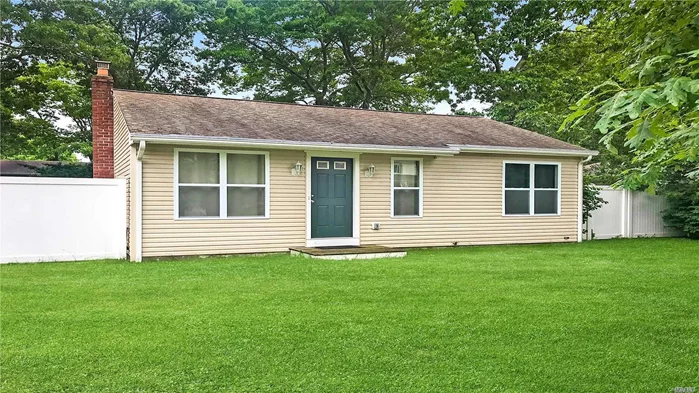 Why Rent When You Can Own? 2 Bed, 1 Bath Ranch Style Home with Full Basement. Inground Sprinklers. CAC Ready (pipes run) Cable/Internet in All Rooms. Super Low Taxes. Will Not Last!