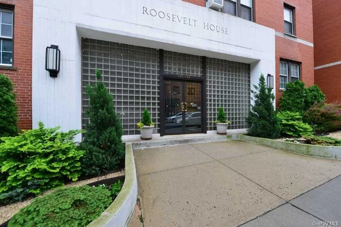 Super Large Renovated 1 Bdrm Co-Op Apt Facing South East W/9ft Ceiling & High Polished Hardwood Floors Throughout. Large Foyer Entrance Leading To A Huge Sunny Living Room, Double Windowed Eat-In Kitchen W/Dishwasher & Microwave, Extra Large Bdrm W/Huge Custom Designed Walk-In Closet; Windowed Bathroom. Super Low Maintenance Of $615.80. Parking Garage $175. Laundry Room & Superintendent On Premise.