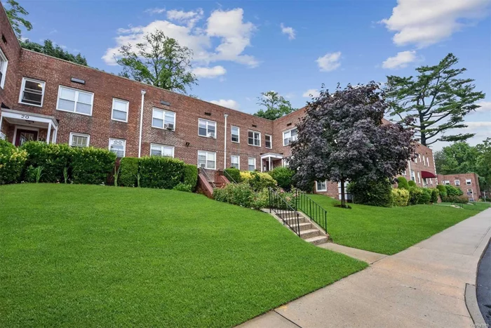 Come See This 2nd Floor, One Bedroom Unit With Large Sunny Rooms, Wood Floors, Lots of Closet Space. All New Windows, New Oven & Bedroom Fan. Shared Bike Room, Laundry Room, & Parking, Garage Can Be Rented. Beautifully Manicured Grounds! Convenient to LIRR, Bus, Shopping, Major Highways, Parks and Beach.