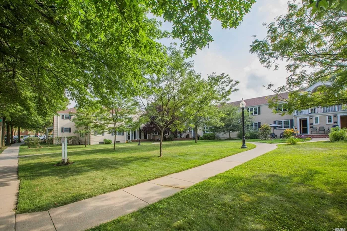 Welcome To This Cozy & Well-kept Garden Style Upper Unit Set In A Beautiful Courtyard. Private Entrance. Liv/Dining Combo, Deep Hallway Closet, Kit. w/ New Washer/Dryer, 2 Large Bedrooms, FBath W/ JACUZZI, Balcony, And Finished/Heated Attic Lined With Bookshelves Perfect For A Children Library/Play Area/Storage. Windows/Electric/Roof All Updated Within 5 Years. No Board Interviews Or Flip Taxes. Sublet & Pets Allowed. Famed SD #26. Exp. Buses/LIRR/Park/Senior Ctr/Highways. Parking Available.