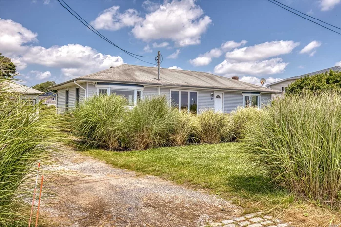 Get Ready to Put Your Toes in the Sand! This Adorable 2 Bedroom, 1 Bath Ranch is Just Steps from the Beach. Sit Out on Your Front Deck and Take in the Breathtaking Views of the Great South Bay. Large Front Windows Allow the View and Sun to Be Seen From All Living Areas. The Kitchen Offers Plenty of Counter Space and There is a Separate Area for Dining. The Backyard is Huge and Will Offer Plenty of Opportunities to Host Summer BBQ&rsquo;s. This Home is Perfect For Both a Year Round or Summer Home.