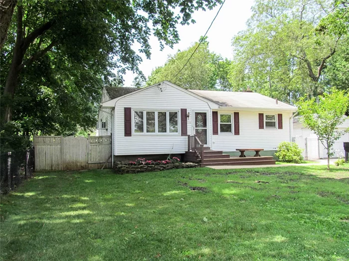 You will love this totally renovated Ranch with gleaming hardwood floors, Ss appliances, dishwasher, washer/dryer, large backyard, full finished basement....won&rsquo;t last!