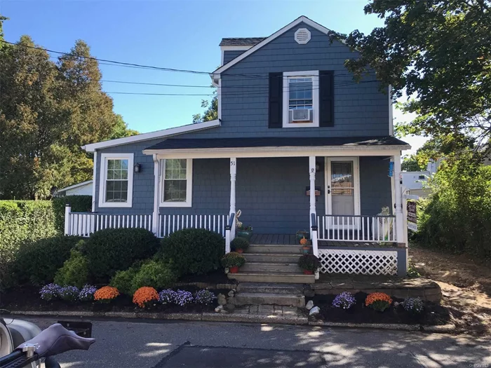 Start with me! Renovated 2 BR Colonial with new porch, new roof, new windows and new siding. Located in the historical village of Sea Cliff. A quick stroll to shops and restaurants. Award winning North Shore Schools, Beach privileges. Near all that this quaint village has to offer; beach, shopping, railroad and other public transportation, universities and more.