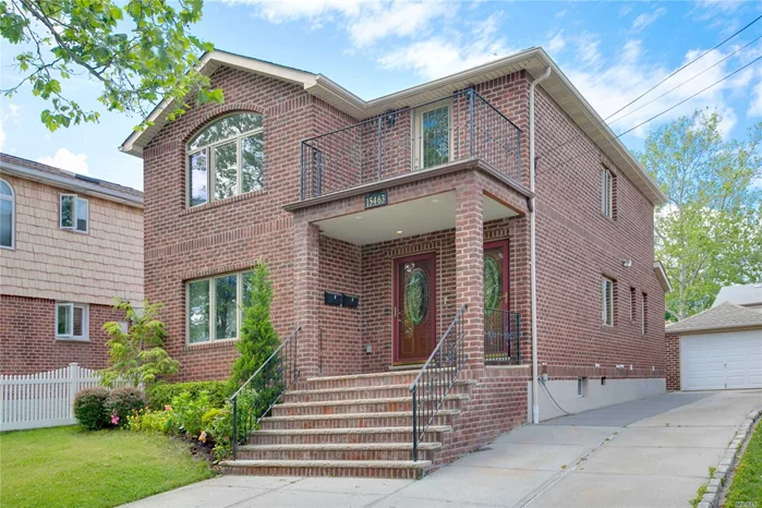 Solid All Brick 2012 Rebuild Legal Two Family ! Luxurious Living Space With Open Floor Plan To Offer Great Flow For Entertainment. 6 Bedrooms 4.5 Baths. Full Finished Basement With Bath & Sep Entrances. Very Convenient Location, Shopping Closed To Transportation Bus Q15, Qm20, Q16 To Main St Flushing. Whole House can be delivered vacant ! !Great Investment Opportunity.