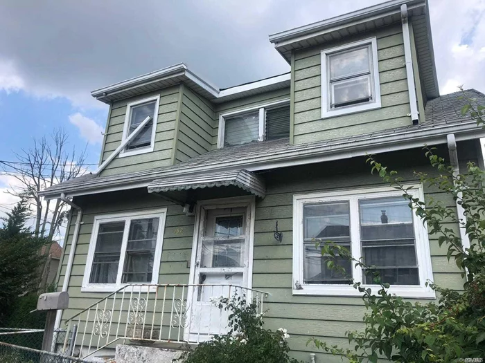 Detached Single Family Cape Located In The Inwood Section of Nassau County. Property Features Full/Unfinished Basement, Living Room, Dining Room, Kitchen, Three Bedrooms, And One Full Bathroom.