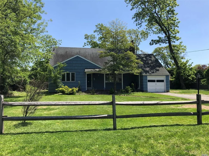 South of Montauk. Bayberry Association Rights w/ Docking and Beach Club. Well Built Cape Features 4 Bedrooms/Possible 5th, 2 Full Baths, Fireplace, Over-sized Upstairs Bedrooms. Hardwood Floors, New Heating and Electric. New Slider To Deck. Huge Backyard, LOW Taxes. Come take a look while you can.