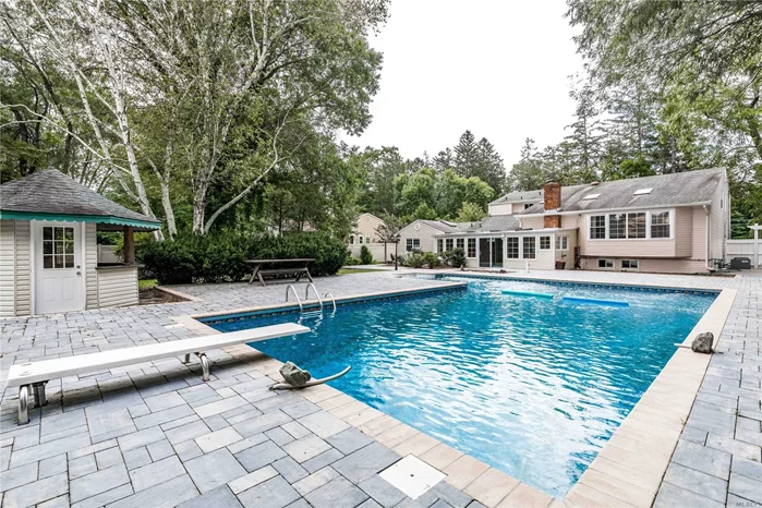 This well maintained Splanch, in the award winning Syosset School District, is an entertainer&rsquo;s dream, w sprawling back yard & glorious 20x40 L shaped pool. All New Pavers make the back yard a luxurious place to entertain; with parking for numerous cars in front. Inside boasts plenty of extra room for friends, as well as room for extended family. Conveniently located in close proximity to highways, Shopping & Syosset Train Station. Property being Sold AS IS.