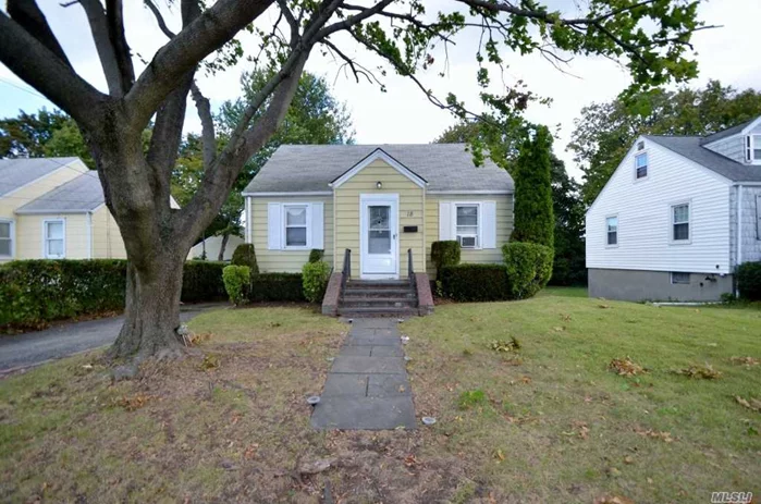 Great Opportunity for this 3 Bedroom Cape! Ef, Lr, Eik, Master Bdrm, Addl Bedroom, Full Bath. 2nd Floor; Large Bedroom. Part Basement, Unfinished w/Laundry & Utilities.