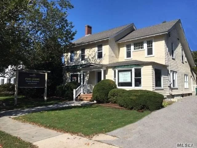 Great Hamlet Business rental space. Currently set up as beauty salon in downtown Southold. Desirable Main Street location. Owner will rent with salon set up or remove.