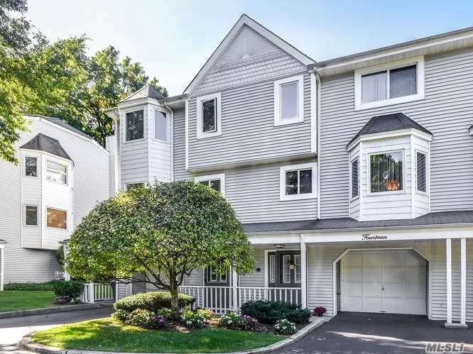 Tucked Away in a Private & Quiet Cul De Sac! Ef, Bdrm/Off, Laundry Rm & Storage, Full Bath. 2nd Floor; Lr w/Fpl & Sliders to Deck, Eik, Fdr, Powder Rm. 3rd Floor; Mstr Bdrm Suite w/Full Bath, Stall Shower & Tub, 2 WIC & Sliders to Deck with Winter Waterview, Addl Bdrm w/Full Bath & Walk in Closet. 1 Car Att Garage. Central vacuum. Alarm System. Shopping, Restaurants, Golf, Hospital & Train Station Just Minutes Away. All Exterior Maintenance Covered by HOA Including Leaf & Snow Removal.