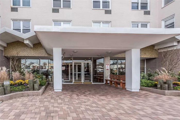 Beautiful Ocean and pool view. Large Bedroom. Sunkin Livingroom, FDR, EIK. Plenty of closets. Terrace. Party room. Updated fully equiped gym. Access to Boardwalk. Laundry on each floor. Maint includes gas, water and taxes. Close to town and LIRR. Parking space. Possible second bedroom.