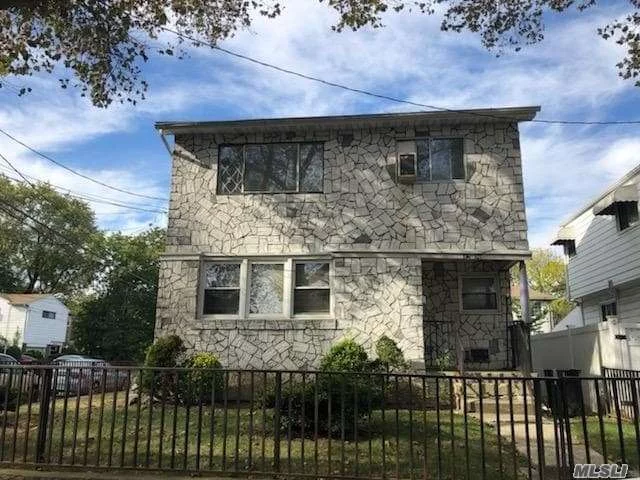 Spacious and bright 2 bedroom, Corner brick house Plenty of light, Freshly painted, Wooden floors,  Good closet space , New refrigerator., Near Q 27, School district 26.