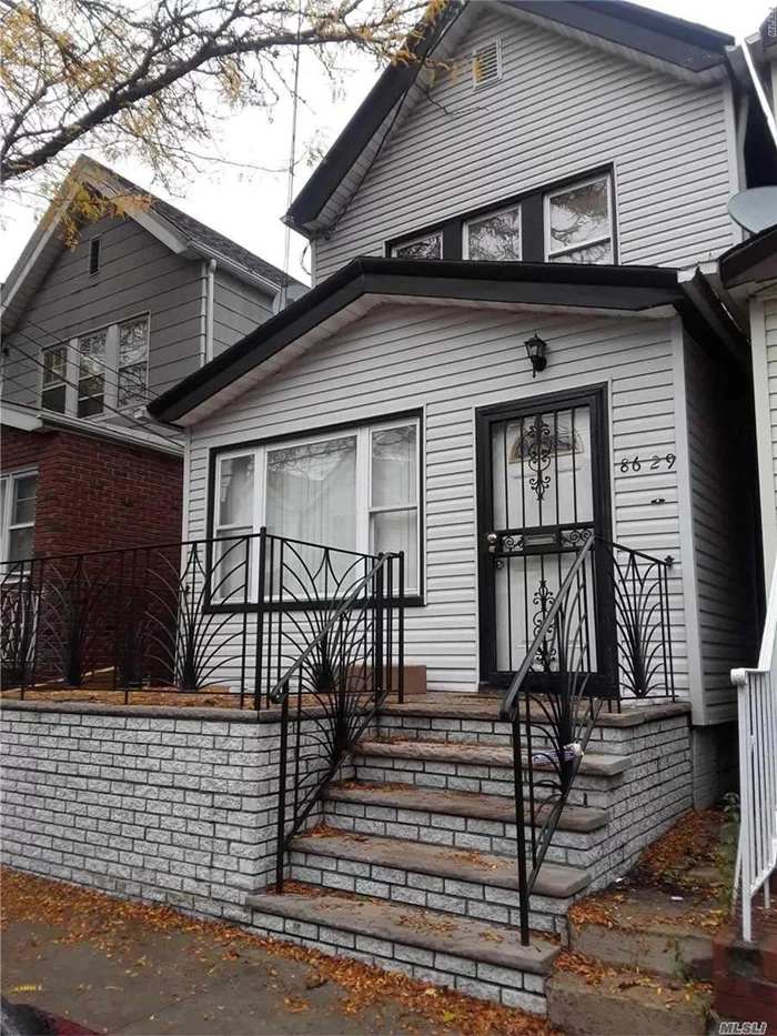 Prime Location On Woodhaven Border. This two Family Dwelling Colonial. Interior Excellent Condition. Private Entrance To basement & Private Yard. Convenience To Shopping, School, And Buses.