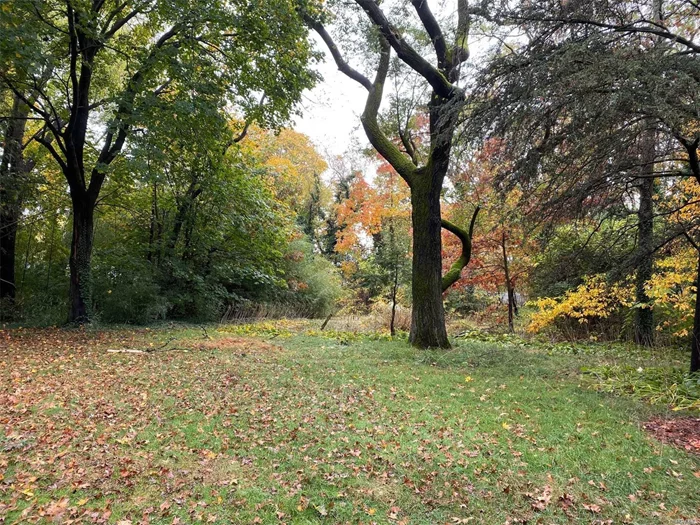 Wonderful opportunity to build on beautiful private and level land set far back from road - could also do major renovation fo existing house ( not avail to show) . Three lots combined Sec 25, Block G Lots 286, 268A and 268B with additional frontage on Salem Court. Sought after Syosset SD#2. House AS IS.