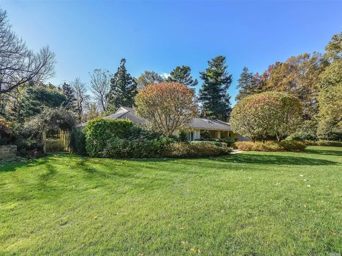 Set on over 1 acres of award winning spectacular private property this sprawling Ranch offers sun-filled spacious rooms. Updated modern it is a must see!