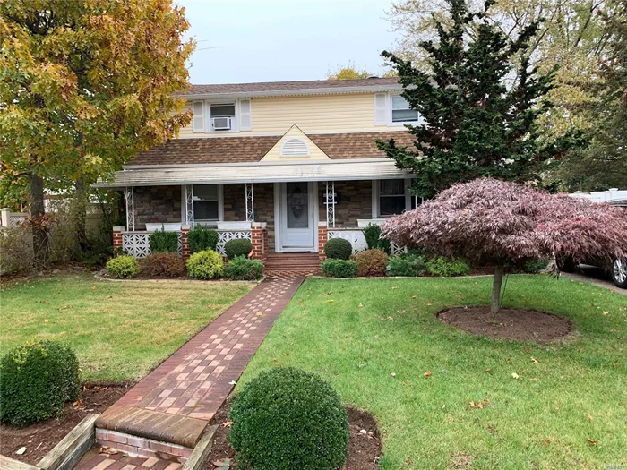 Updated 5 Bedroom, 2 Bath Expanded Cape on over-sized lot. Enjoy the holidays by cooking in the beautiful eat-in kitchen, then enjoy the family in the grand banquet Formal Dining Room. 2 Bedrooms on first floor. 3 Large Bedrooms and Full Bath on 2nd Floor.