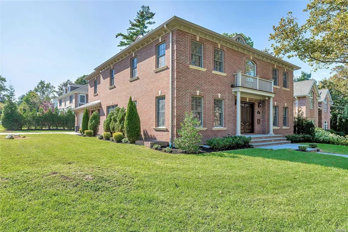 Newly Constructed All Brick Center hall colonial offers two story foyer leading to an open floor plan. Great Architectural details /Millwork throughout, generous-sized rooms for entertaining and everyday comfort. Huge Open Kitchen with High End Appliances like Sub Zero fridge, Wolf Cooktop, and two Bosch Dish Washers. Roslyn School. Port Washington Train Sticker.