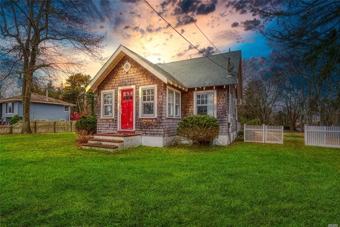 Quintessential Cape Code Situated on Large Corner Lot in Smithtown. Step into the Sunny Foyer and Into the Cozy but Spacious Living Room. The Kitchen Offers Ceiling Height Cabinets and Built in Appliances. There is a Nice Size Dining Area with Plenty of Windows. Towards the Front of the House There is a Guest Bedroom/Office and Bathroom. Upstairs are 3 Nice Size Bedrooms and an Additional Bath. Outdoors Enjoy the Deck and Expansive Backyard. This Home Has it All!