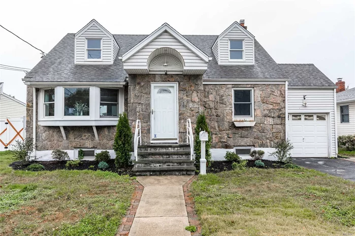 Fantastic 4 Bed, 2 Bath Fieldstone Cape In The Plainedge Section of Bethpage For $498, 000. Boasting An Open Floor Plan, Great For Entertaining, Fin Basement, Large Cantilever Rear Dormer with 2 Huge 2nd Floor Bedrooms, Attached Garage & Lovely Private Yard. Situated Midblock, This Home Has A Granite Eik With New Stainless Steel Appliances, Crown Moldings, Fresh Paint, Hardwood Floors, 200 Amp Electric & More. Brand New Bathroom! Move Right In! Taxes Have Been Successfully Grieved! What A Deal!