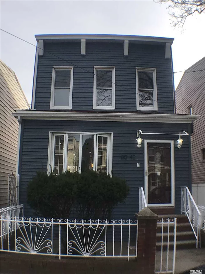 NEWLY RENOVATED 4 BEDROOMS 2 FULL BATHROOMS WITH PRIVATE DRIVEWAY WITH PARKING SPACE , BLOCK AWAY FROM J, Z TRAIN, JAMAICA AVE. TRANSPORTATION, SHOPPING, RESTAURANTS, SCHOOLS, FOREST PARK NEARBY.LOVELY HOUSE, YOU MUST LIKE IT