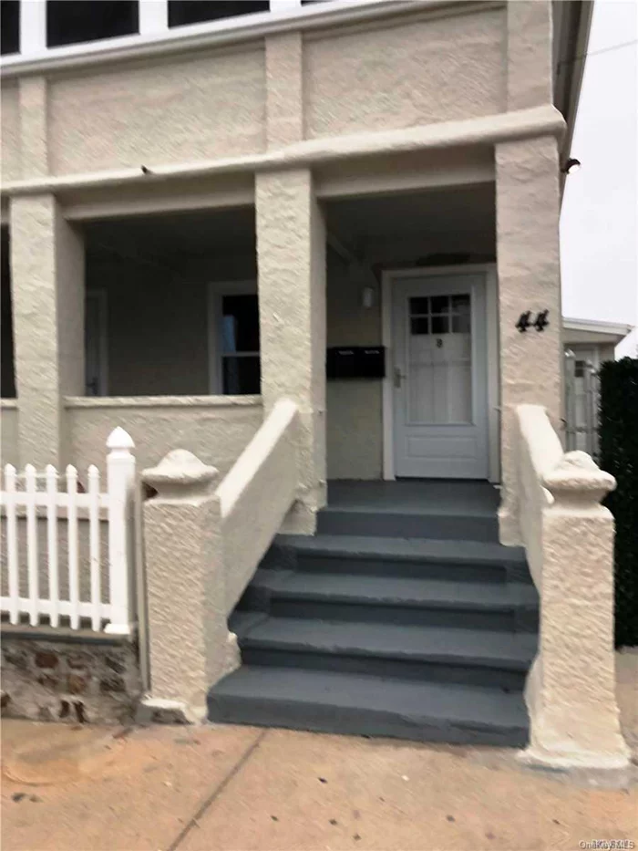 Totally renovated 2nd floor apartment with Open EIK / Living Room, Full Bath, 2 Bedrooms, Attic for Storage.. Washer and dryer hook-up , Sunroom for relaxing...