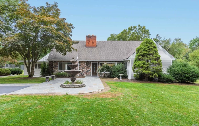 Two family rental on 3.3 pastoral acres in the Jericho SD. Three bedrooms with sun filled entertainment space. A separate breezeway leads to an additional two bedrooms in the second rental home. Equestrians Delight with fields and 2 barns. JERICHO SD. Jackson Elementary.