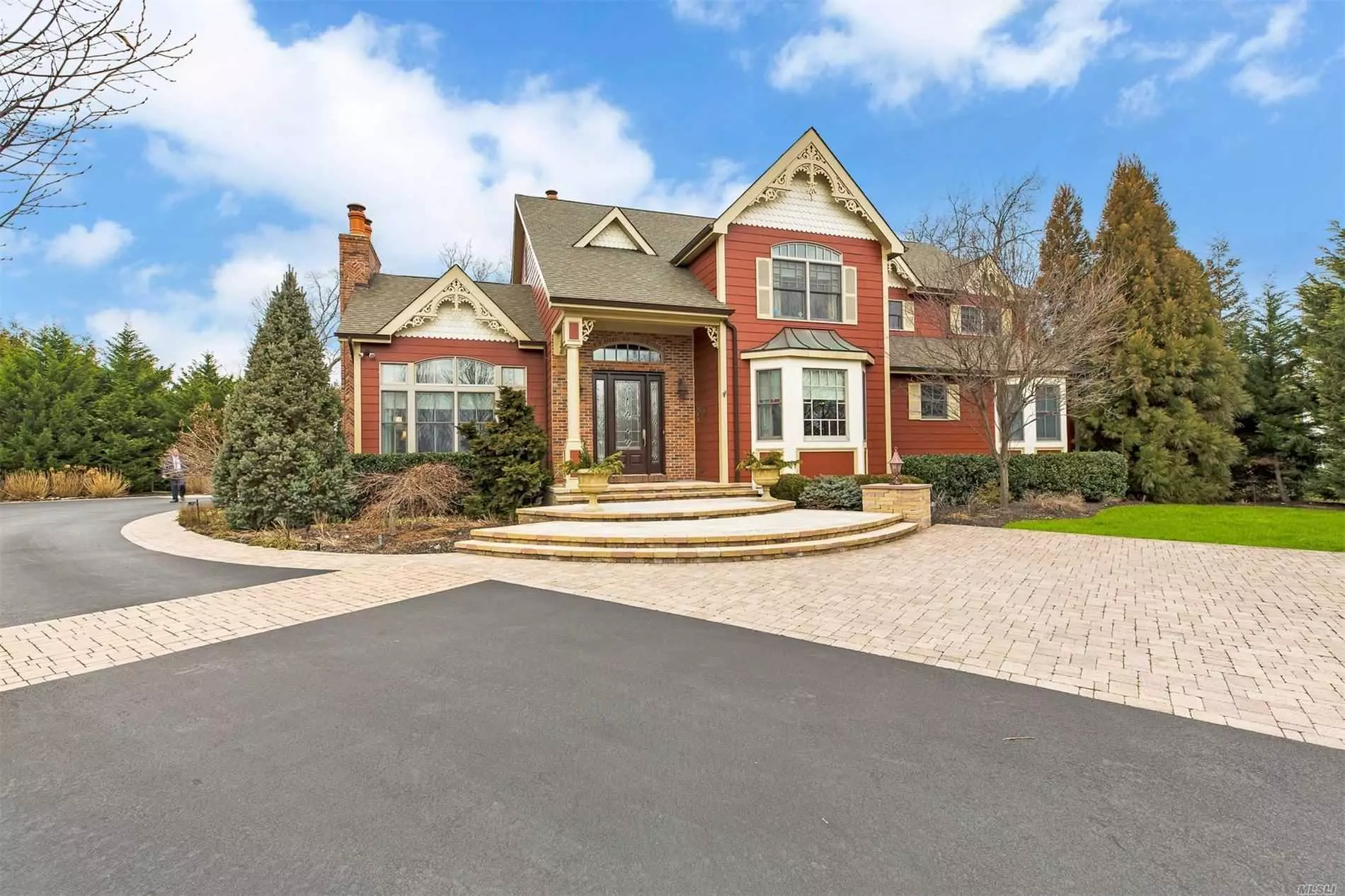 No Expense Spared! Circa 2005, 4, 271 sq.ft Vintage Style, Custom Colonial, 5 Bedrooms, 3.5 All Custom Baths, 3 Fireplaces, Story Book Two-Story Foyer, All Traditional Features, 2-Car Attached, Heated Garage, .64 Ac, Cul De Sac Location, Very Private, Well Landscaped Property, Outside Custom Fireplace, Beautiful All Stone Walkways & Patios, Chef&rsquo;s Kitchen Featured In Homes Magazine, Full Basement.
