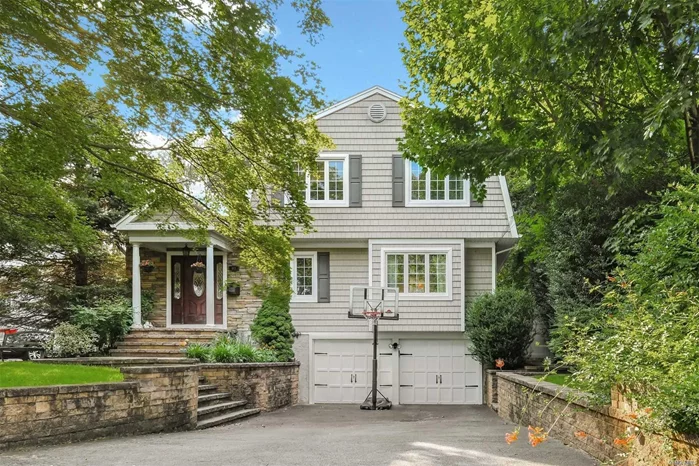 The pool is open! Come and experience the beauty of this 4 Bedroom Dutch Colonial! Eat-in Kitchen, 2.5 updated Baths, Finished Basement, 2 Car Garage, Central Air Conditioning, Hardwood Floors, Central Alarm, Fireplace, In-Ground Pool with Vinyl Liner, Deck, Fully Fenced Yard, Updated Walkway, close to RR and town! Village Elementary.