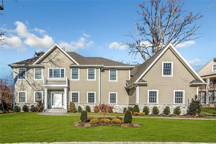 Beautiful New Luxury Construction In The Estate Area Of Glen Cove. Designer Finishes Include Mill-Work Galore, Radiant Heat In All 4.5 Baths, 9&rsquo; Ceilings, Approx. 4, 500 Sq Ft, Two Story Entry Foyer, Double Sided Gas Fireplace, Master W/Fireplace & Built-ins, Full Unfinished Basement, 5 Bedrooms/4.5 Bathrooms, All On A Flat Half Acre With Room For A Pool. Beach Rights to Crescent & Prybil Beaches.