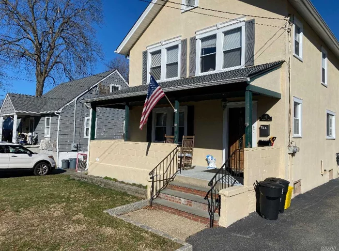 Legal 2 Family in the heart of Oyster Bay. Living/Dining Room combo, 2 bedroom, full bathroom. New appliances, New wall to wall carpet. Close to village, beach and train.