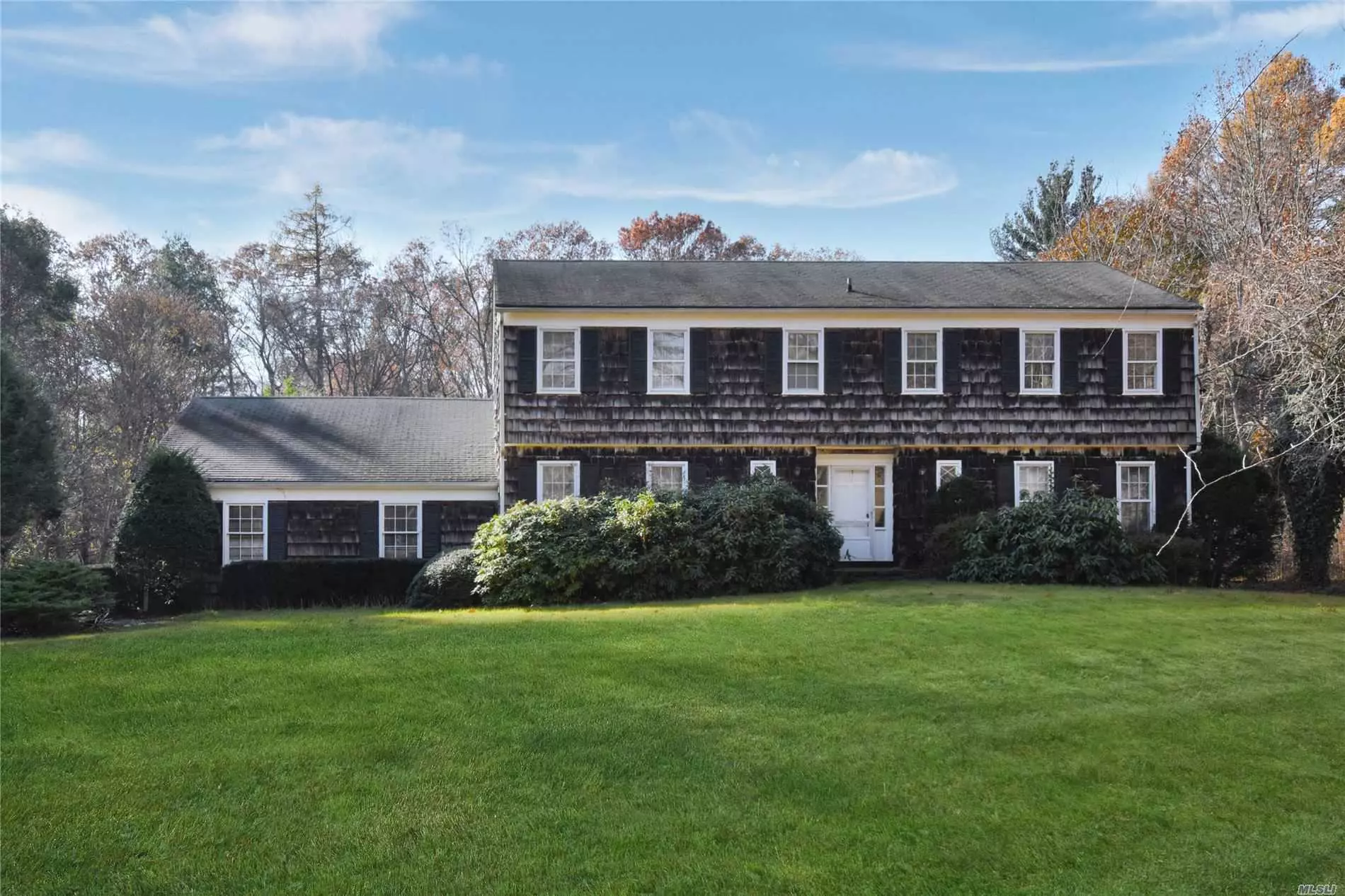 Tucked away in one of the most private locations in all of Brookville sits this fantastically maintained center-hall colonial. The workable layout features a main level guest suite with full bath and laundry, attached 2-car garage and den with wood burning fireplace. Upstairs, three generously sized bedrooms, hall bath and a master suite featuring his/hers closets and full master bath awaits. The spacious and private 2-acre property boasts plenty of room for a pool, tennis court and more! Home being sold as-is, however a customization/renovation package is also available through the seller, a local builder whose work has been featured in Architectural Digest. Don&rsquo;t miss this fantastic opportunity in Jericho Schools!