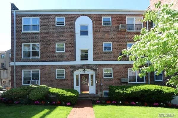 Sunny 1 Bedroom 1 Bath on the 2nd floor in Alden Gardens. Entry Foyer Leads to a Reverse L: Shaped Living Room/Dining Area and Eat-In-Kitchen. This Corner Apartment has East and North Exposures. The Development has a Laundry Room Under this Building. There is also a Community Patio Area at the Rear of the Complex. It is Near Transportation, Houses of Worship, Parks and Schools.