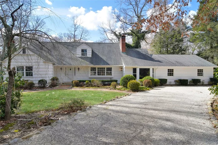 Bright And Inviting Home Situated On 2 Acres Of Tranquil Laurel Hollow Property. Featuring Spacious Entertaining Rooms. Generously Sized Bedrooms. Ample Closets And Storage. Attached Two Car Garage And Circular Driveway. Laurel Hollow Beach And Mooring. Conveniently Located To All.