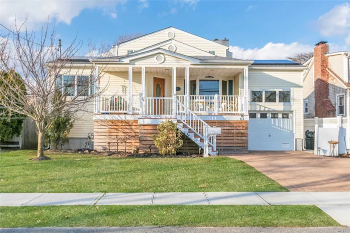 This Farm Ranch Is In Babylon Village, South Of Montauk Highway In The Fredrick Shores Area. Home Was Partially Remodeled In 2016, And Elevated With An Elevation Certificate Showing 9Ft Elevation. This Home Is Move In Ready With Porcelain Tile In Gourmet Eat In Kitchen W/ Solid Quartz Counter top, Glass Fronted Cabinetry, And Convection Oven. 200 AMP Service, IGS, And Solar Panels. Major Renovation In 2007.