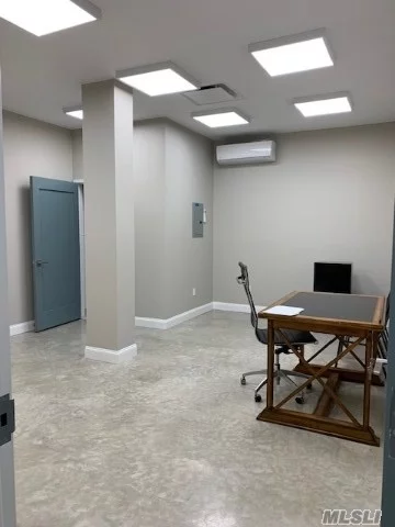 Private office with separate entrance FOR LEASE. See photos. Newly constucted. 2nd Floor walk-up with private entrance. Private bath. KEY Fob access. NO smoking. Ready to move in. Independent alarm security system. Great for plumber, electrician... heat, water, sewer, re tax included.