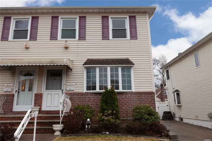 Semi-Detached Colonial in the Heart of Whitestone, One Family 3 Bedrooms 1.5 Bathrooms , School District 25 Private Driveway Detached Garage , Low Taxes . Hardwood Floors . Near Shopping and Transportation , Very Well Maintained