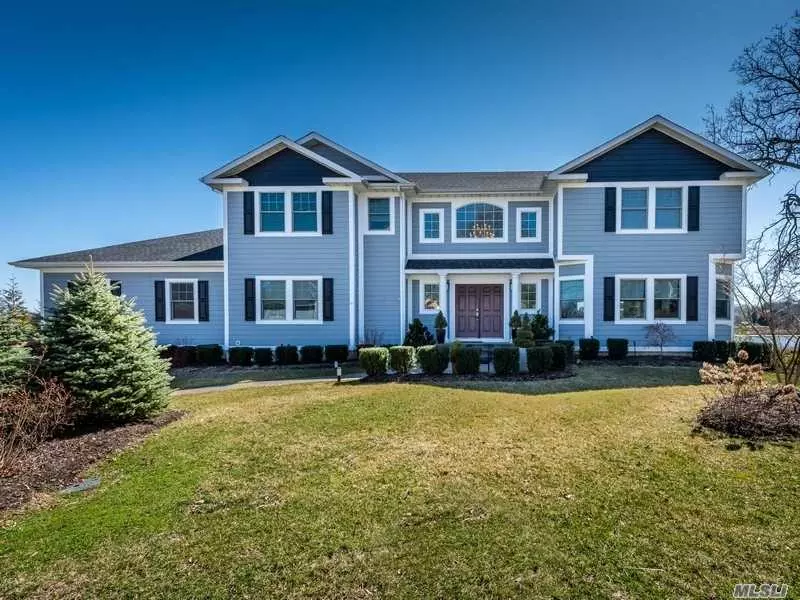 Quality Waterfront Colonial built in 2017 with upgrades and designer finishes throughout. 4 bedrooms & 3.5 baths plus open floor plan supports easy living and casual life style Access to beach and water perfect for kayaking or enjoying the sunsets.