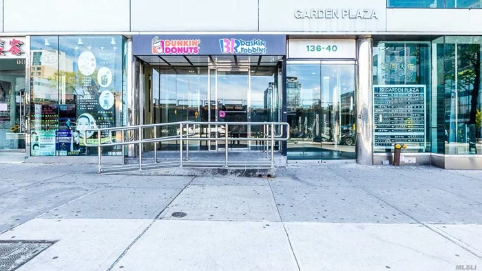 retail space available for rent, located at one of the hottest location in downtown flushing, step away from main st, right cross street of parking lot. approximately 2, 500 interior sqft with 2 build-in refrigerators, 2 bathrooms and additional storage space.