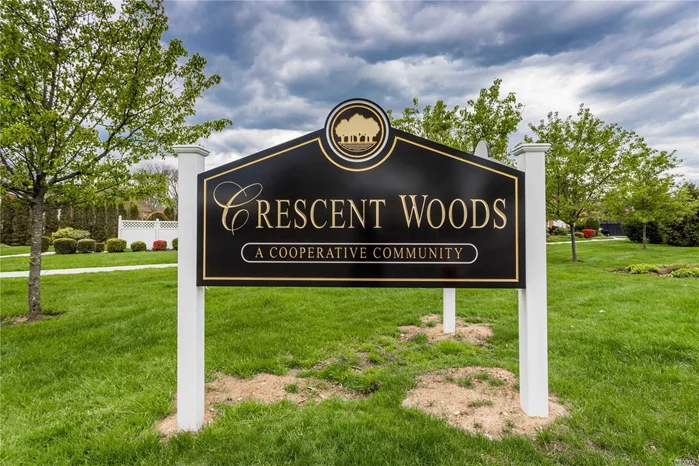 Welcome home to this beautiful 1st floor Co-op in the Crescent Woods community. The 1 bedroom co-op features new kitchen w/granite counter tops/ SS appli, living room / dining room, large master bedroom, and full bath stall shower. Unit also offers patio, 1 car dedicated parking, community BBQ area, on site laundry room. Cats and smoking allowed. Maintenance includes Heat/taxes/ground care/water/new courtyard w/ BBQ area. Location you can&rsquo;t beat!