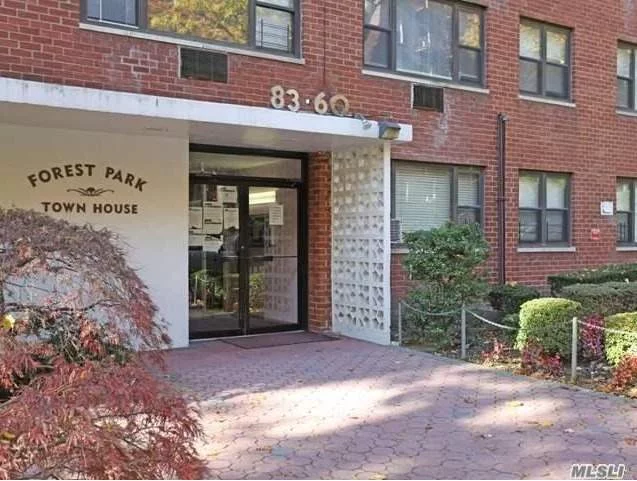 Sponsor Unit, No Board Approval Needed. Well Maintained large 1 Bedroom apartment. private office or dining room. located on A Tree Lined Block close to Forest Park and close to shopping, restaurants, public transportation. Laundry Room in Building. Credit & Background Search Required .