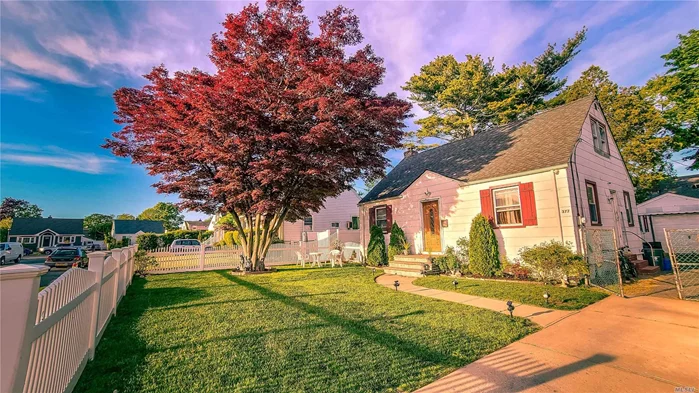 Charming cape cod, on a mid block in the heart of Uniondale. This home has many new features, has been extremely well kept and boasts a spacious and well manicured yard. Updated kitchen with gorgeous wood cabinets, stainless steel appliances and the perfect breakfast nook, spacious bathroom with updated brush nickel hardware, new tiles, and ready to move in.