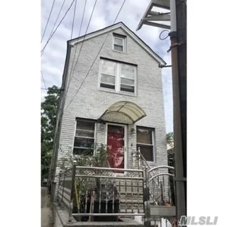 1st Floor features LR, FDR, EIK. 2nd Floor features 2 Bedrooms plus Additional Room Can Be Bedroom/Office and Full Bath. Finished Basement w/Family Room and Full Bath plus Sep Entrance. Convenient to Transportation. C/O for Legal 2 Family and Currently Used As 1 Family. Excellent Location!