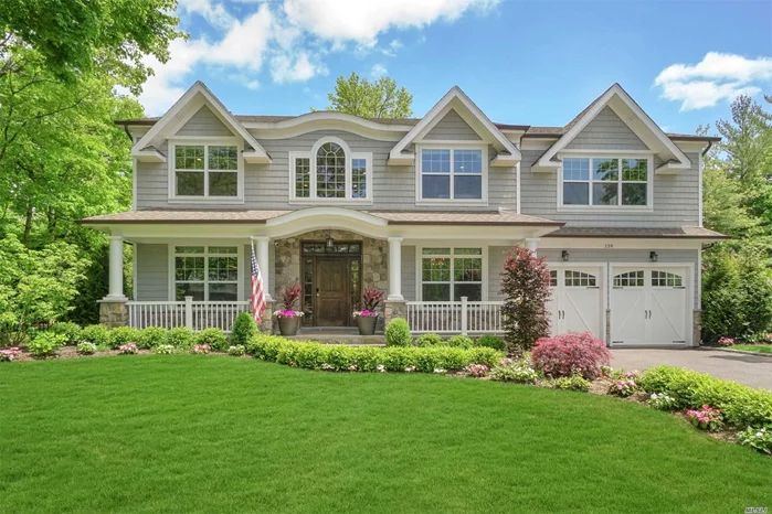 Completely Custom and Impeccably Designed East Hills Colonial. Newly Built in 2015 and Renovated with Top of the Line Finishes and Designer Details, this 5 Bedroom 3.5 Bathroom home is a Rare Find. A True Smart Home with Large, Bright Rooms, Easy Flow, Open Floor-Plan and Tons of Natural Light. Features include Sun-Filled 2 story Entry, Custom Millwork and Coffered Ceilings, Chef&rsquo;s Kitchen with Professional Appliances, Massive Center Island and Thoughtfully Designed Customized Cabinets, 5 Bedrooms on the Second Floor Including the Master En-Suite with Vaulted Ceiling, Custom His and Her Walk-In Closets, and Marble Spa-Like Bath. 9 ft Ceilings on First Floor, 8 Ft Ceilings Upstairs and Impressive Full Basement with 9 ft Ceilings. Gas Heating and Gas Line to the BBQ, Central Vacuum, Whole House Water Filtration System, Private, Fully Fenced Backyard, Professional Landscaping. Roslyn Schools and Membership to the East Hills Park. Not to miss!