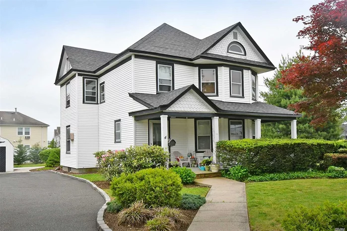 You Can Own a Piece of Bethpage History! This Amazing 1906 Well Maintained Victorian is Nothing Short of SPECTACULAR! 4 Bedrooms, 3 Baths, Front Porch, Vintage Doors, Moldings & Custom Touches From the Era Adorn this Over Sized Home...Generous Rooms & Lots of Storage, Come & See For Yourself...This Home Has The Potential For Many Different Layouts & Uses of Space, Situated on Over 1/3 Acre of Manicured Property, Close to Town & Transportation, Charm & Warmth of Yester Year will Grace you From the Moment You Step Inside. Well Maintained Oil Heat w/ 1000 Gal Oil Tank, Gas Hot Water, Updated Washer/Dryer, Shed, Central Blvd Elementary