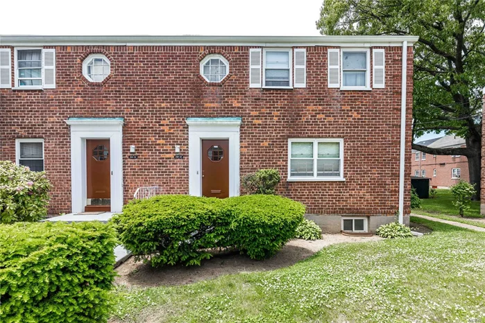 Garden level unit Kitchen looks out to living room. Updated Kitchen. 2 ceiling fans. Private outdoor parking and Garage Parking Available. Close to Belt Parkway & Cross Island Parkway. Walking distance to public transportation.