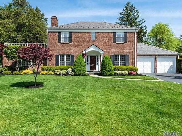 New To Market! Tucked Away On A Quiet Street in Munsey Park Sits This 3-Bedroom, 2.5-Bath Brick Center Hall Colonial. Formal Living Room W/Fpl, Fdr, EIK W/Large Center Island for Entertaining, Large Family Rm W/Fpl, Full Finished Basement. 2-Car Garage and Blue Stone Patio.