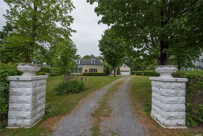 Located In Penataquit Estates, This 3 Bedroom New England Cape Offers Hardwood Floors, 9 Foot Ceilings, 2 Full Baths, Half Acre Of Property, And A 2 Car Detached Garage With Workshop. Close To All!