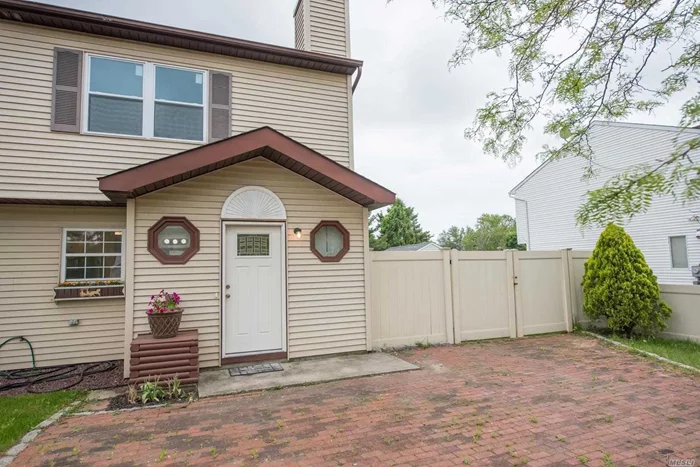 Side By Side Townhouse. Completely Renovated Inside: Gorgeous EIK, 1.5 Brand New Baths, All New Flooring Throughout And Freshly Painted. Bay Shore School! A Must SEE!