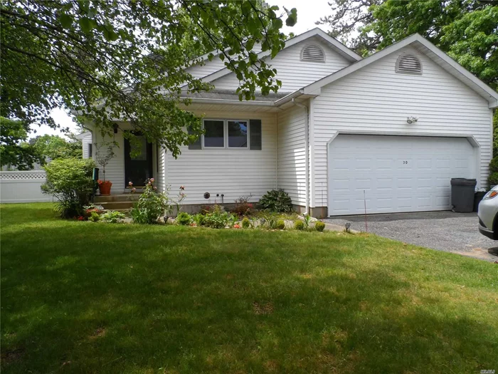 Open Concept Ranch Entry Foyer Leads To Living Rm w/Skylight & Vaulted Ceiling Large EIK Sun Filled 3 Seasons Rm Master Bedroom w/Bath 2 Bedroom Full Bath