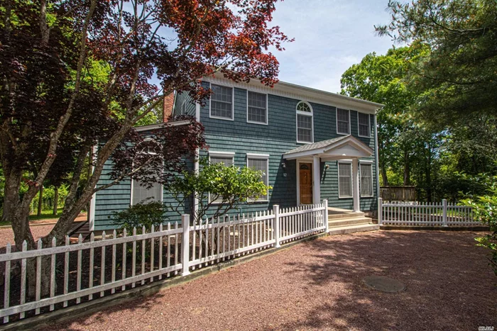 This charming Saltbox is a must see. Situated on nearly a half acre, it features large deck and outside shower, just steps from the water. Master on First floor and two additional bedrooms and bath on second floor. Quaint Saltbox makes for a perfect summer retreat or even a fulltime residence.